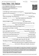 Educational activities with the topic "Exploring Medieval Scottish ...