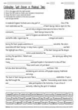 Educational activities with the topic "Celebrating Saint George in ...