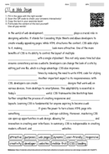 Educational activities with the topic "CSS in Web Design" | MATERIALS ...